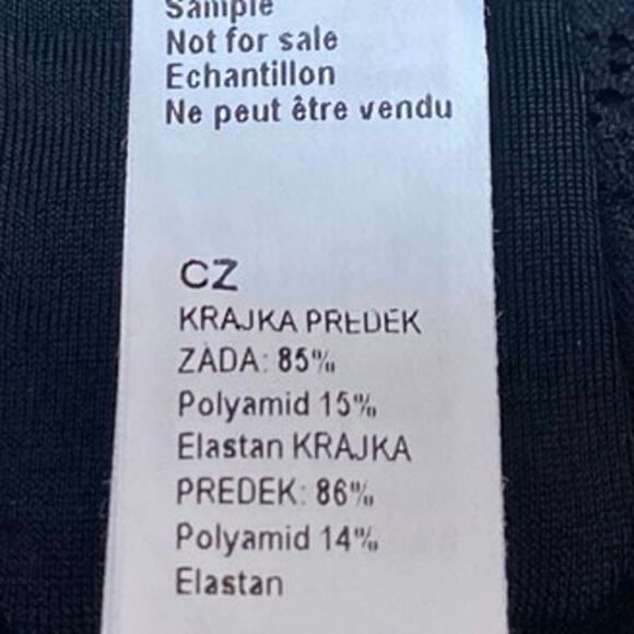 Aubade Women's Black Lace Sheer Corset Garter Belt Waist Cincher Lingerie Size S - Picture 6 of 6